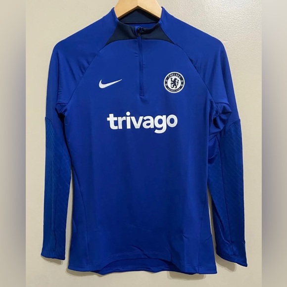 NWT [XL] Nike x Chelsea FC Long Sleeve Training Jersey - Picture 2 of 11